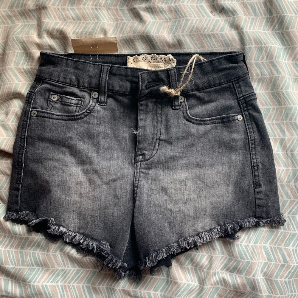 black altard state high waisted shorts